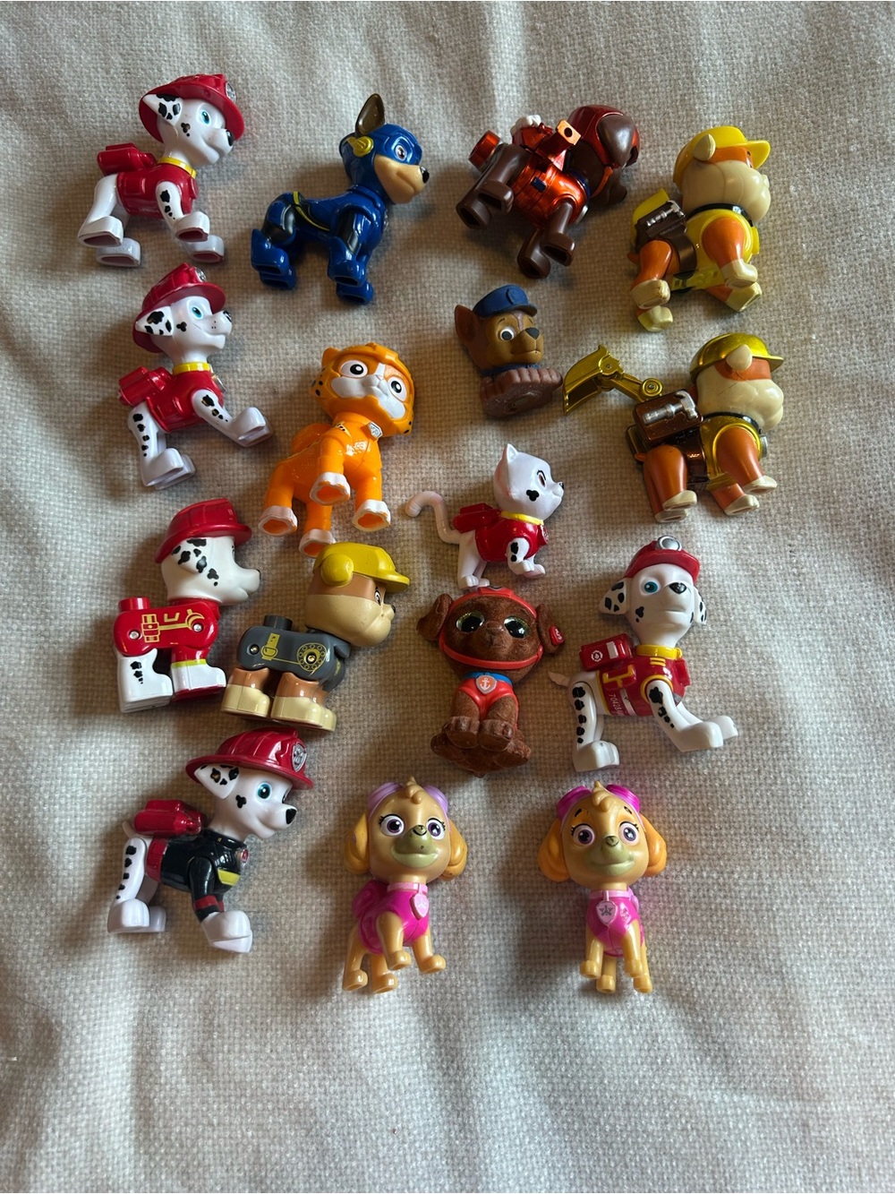 Lot of Paw Patrol toys